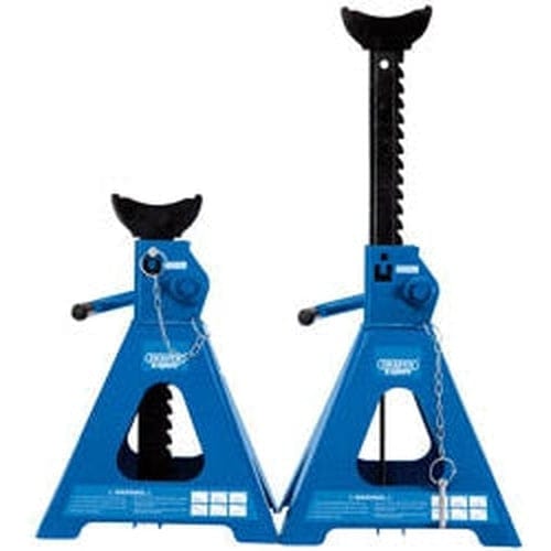 Draper Draper Pair Of Pneumatic Rise Ratcheting Axle Stands, 5 Tonne Dr-01814