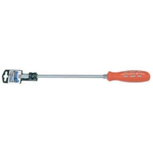 Draper Draper Plain Slot Flared Tip Long Pattern Mechanic'S Screwdriver, 9.5 X 250Mm Dr-55490