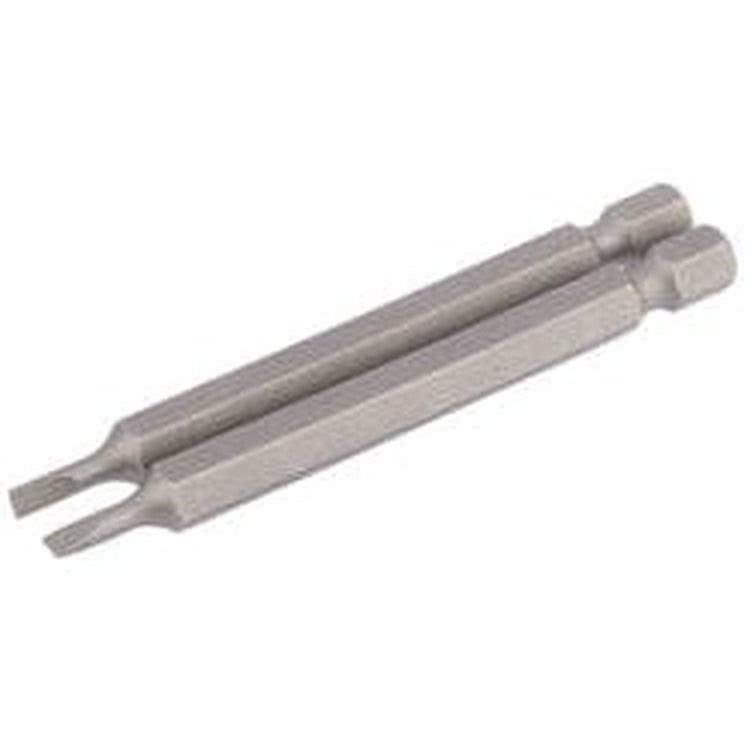 Draper Draper Plain Slot Insert Bit, 3Mm, 1/4" Hex, 75Mm Long (Pack Of 2) Dr-64292