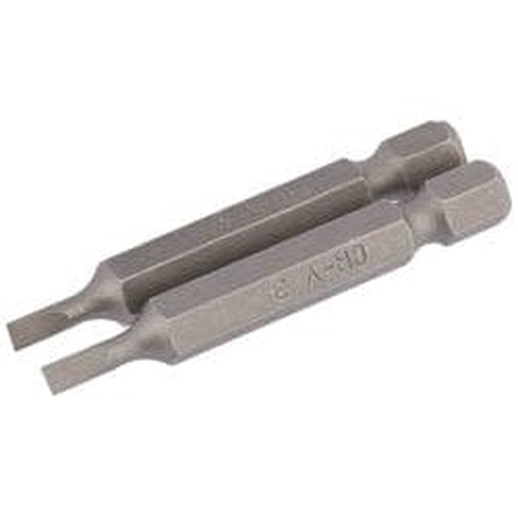 Draper Draper Plain Slot Insert Bit, 5.5Mm, 1/4" Hex, 25Mm Long (Pack Of 5) Dr-64009