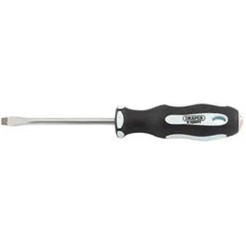 Draper Draper Plain Slot Soft Grip Screwdrivers, 6.5 X 100Mm Dr-34978