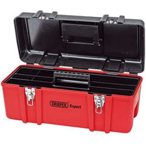 Draper Draper Plastic Tool Box With Tote Tray, 580Mm Dr-27732