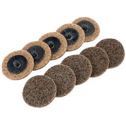 Draper Draper Polycarbide Abrasive Pads, 50Mm, Coarse (Pack Of 10) Dr-75625