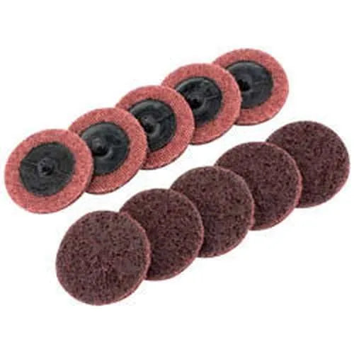 Draper Draper Polycarbide Abrasive Pads, 50Mm, Medium (Pack Of 10) Dr-75623