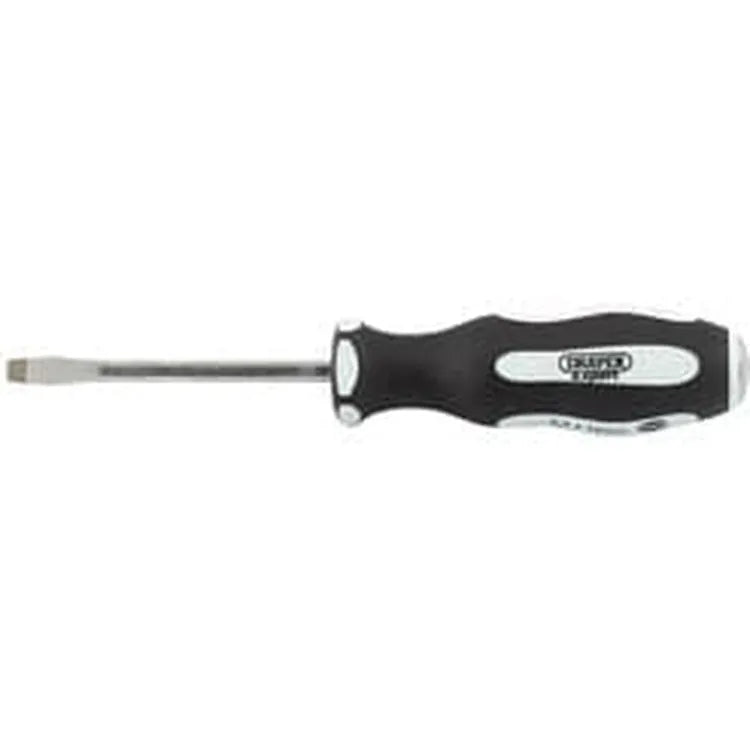 Draper Draper Pound Thru' Plain Slot Soft Grip Screwdrivers, 10 X 250Mm Dr-35186