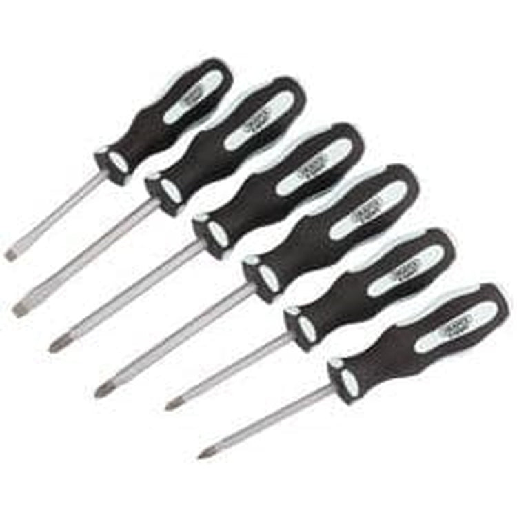 Draper Draper Pound Thru' Soft Grip Screwdriver Set (6 Piece) Dr-63590