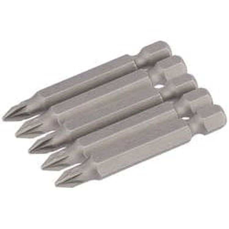 Draper Draper Pz Type Insert Bit, 1/4" Hex, 50Mm Long, No.1 (Pack Of 5) Dr-64281