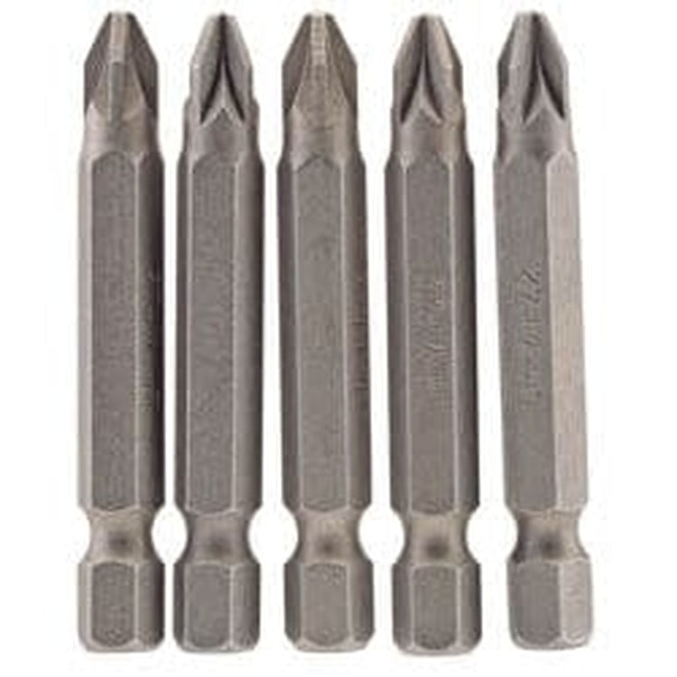 Draper Draper Pz Type Insert Bit, 1/4" Hex, 50Mm Long, No.2 (Pack Of 5) Dr-64283