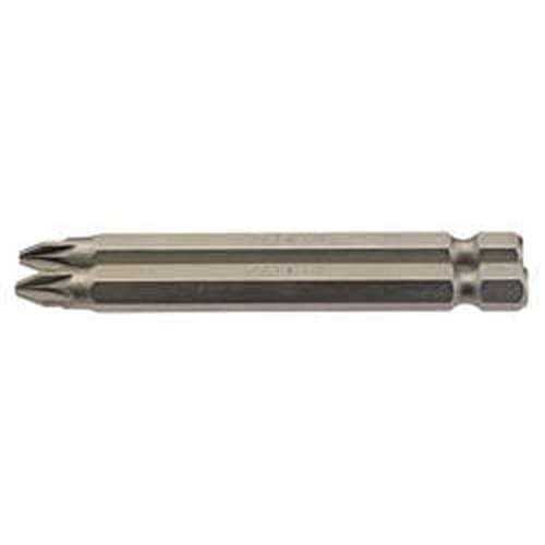 Draper Draper Pz Type Insert Bit, 1/4" Hex, 75Mm Long, No.2 (Pack Of 2) Dr-64312