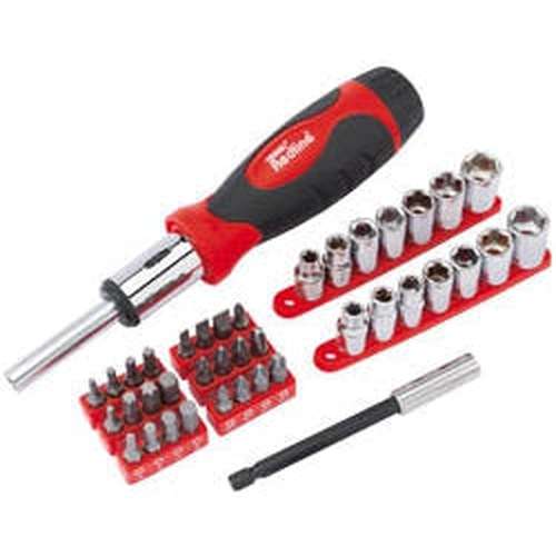 Draper Draper Ratcheting Screwdriver Socket And Bit Set (40 Piece) Dr-68835