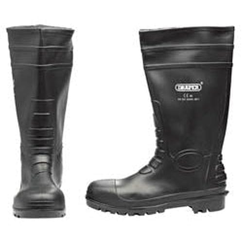 Draper Draper Safety Wellington Boots, Size 12, S5 Dr-02702