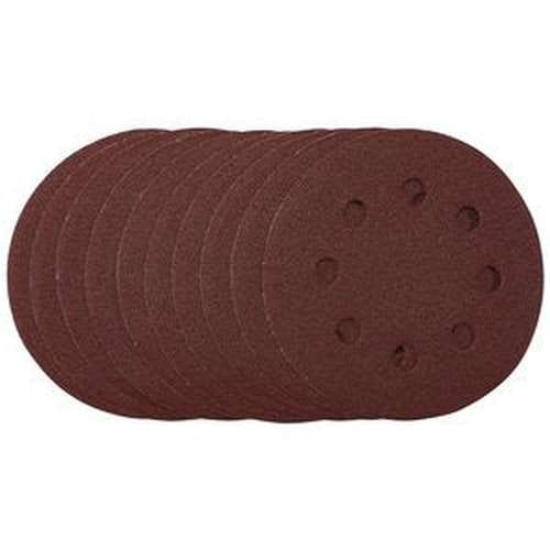 Draper Draper Sanding Discs, 115Mm, 120 Grit, Hook & Loop (Pack Of 10) Dr-53500