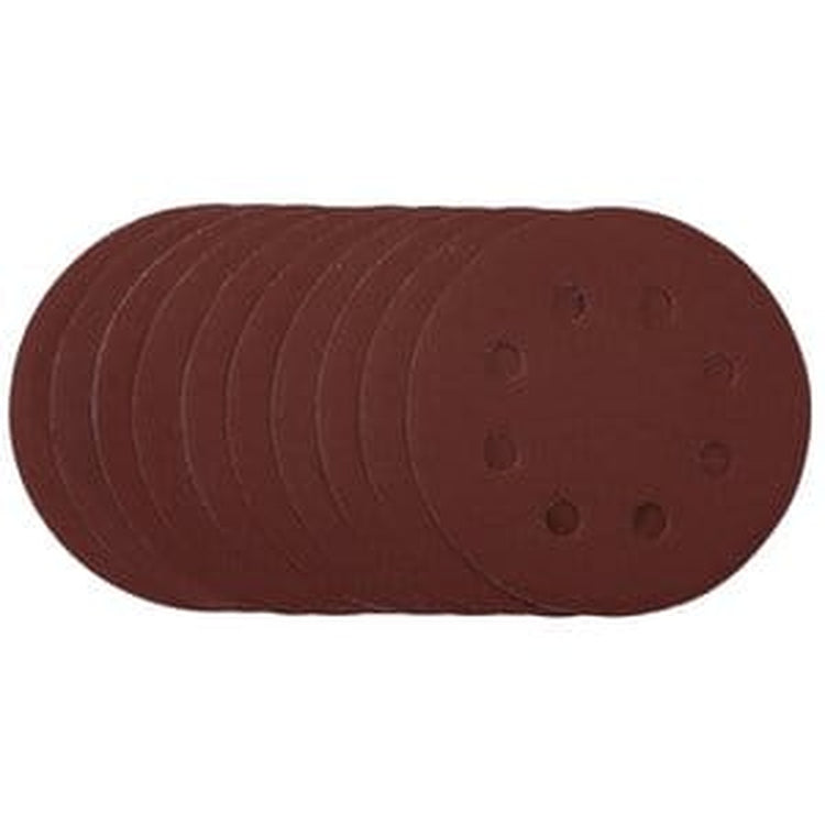 Draper Draper Sanding Discs, 115Mm, 240 Grit, Hook & Loop (Pack Of 10) Dr-53501