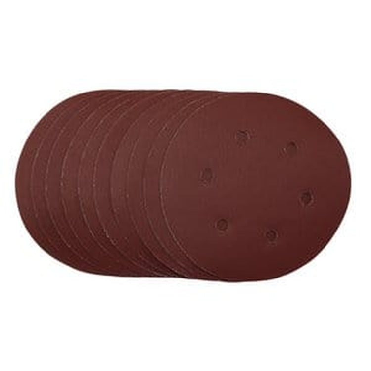 Draper Draper Sanding Discs, 150Mm, Hook & Loop, 240 Grit, (Pack Of 10) Dr-54991