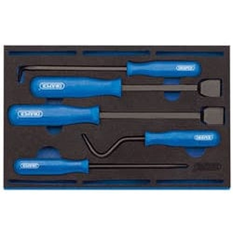 Draper Draper Scraper And Remover Set In 1/4 Drawer Eva Insert Tray (5 Piece) Dr-63497