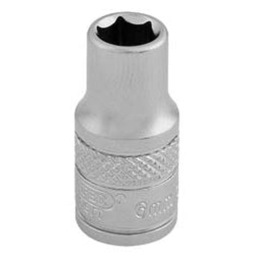 Draper Draper Socket, 1/4" Sq. Dr., 6Mm Dr-16510