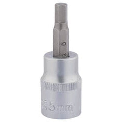 Draper Draper Socket With Hexagonal Bit, 3/8" Sq. Dr., 5Mm Dr-16283