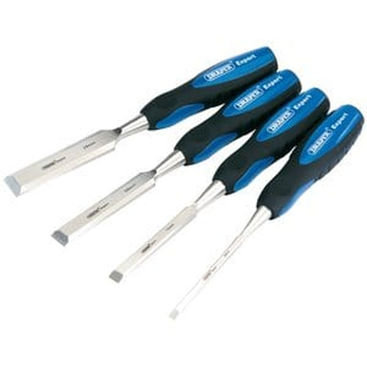 Draper Draper Soft Grip Bevel Edge Wood Chisel Set, 150Mm (4 Piece) Dr-89726