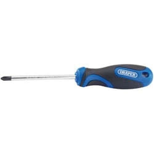 Draper Draper Soft Grip Cross Slot Screwdriver, No.2 X 100Mm Dr-48932