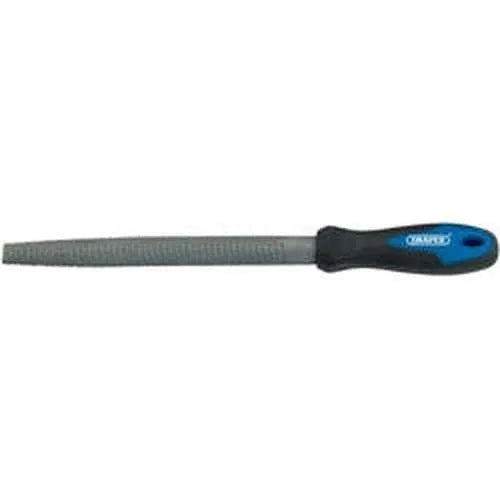 Draper Draper Soft Grip Half Round Cabinet Rasp, 200Mm Dr-44958