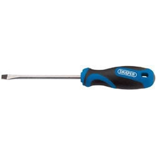 Draper Draper Soft Grip Plain Slot Screwdriver, 5.0 X 100Mm Dr-48922