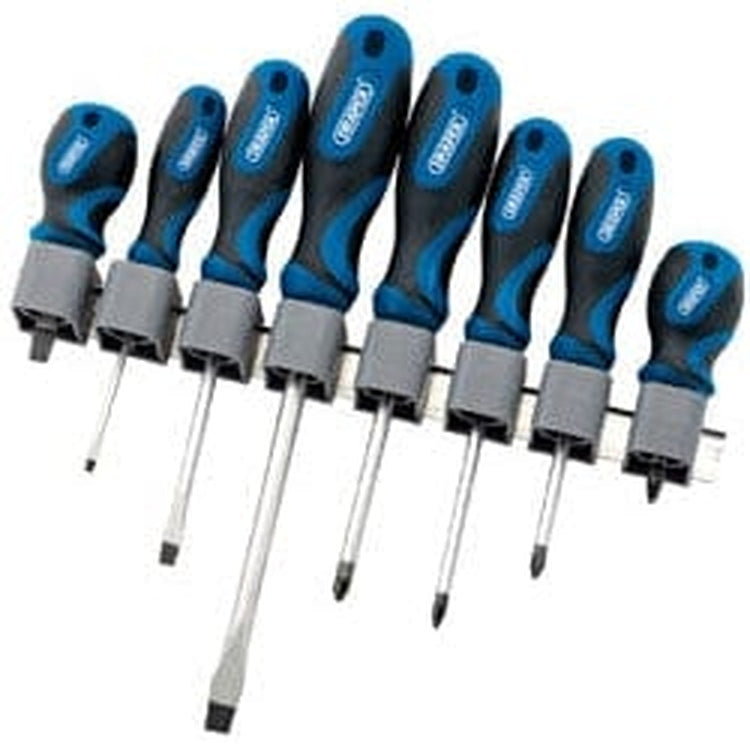 Draper Draper Soft Grip Screwdriver Set (8 Piece) Dr-48933