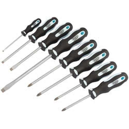 Draper Draper Soft Grip Screwdriver Set (8 Piece) Dr-63589