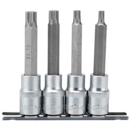 Draper Draper Spline Socket Bit Set, 1/2" Sq. Dr. (4 Piece) Dr-16350