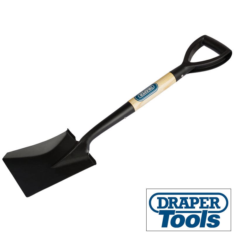 Draper Draper Square Mouth Mini Shovel Snow Scoop Wooden Shaft Digging Spade 15073