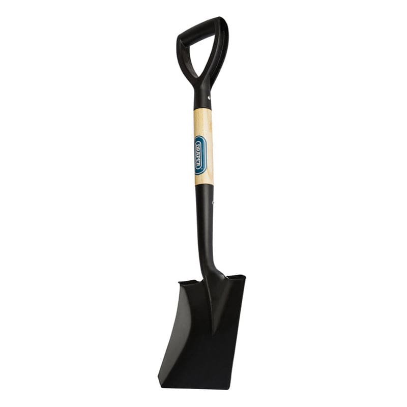 Draper Draper Square Mouth Mini Shovel Snow Scoop Wooden Shaft Digging Spade 15073