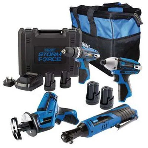 Draper Draper Storm Force  10.8V Drill 4 Pack + 4 Batt. Dr-91032