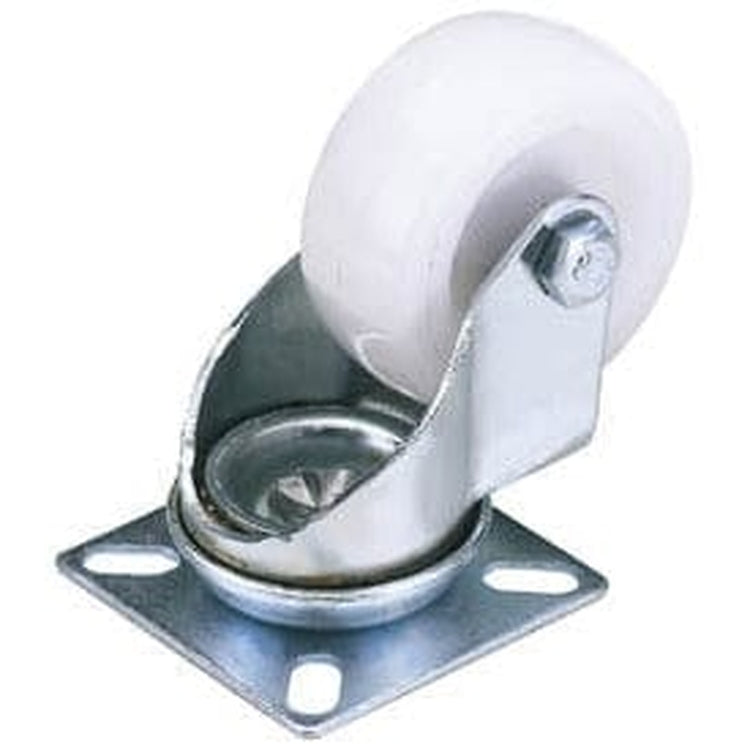 Draper Draper Swivel Plate Fixing Nylon Wheel, 100Mm Diameter, S.W.L. 125Kg Dr-65503