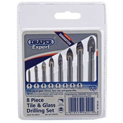 Draper Draper Tile And Glass Drilling Set (8 Piece) Dr-48221