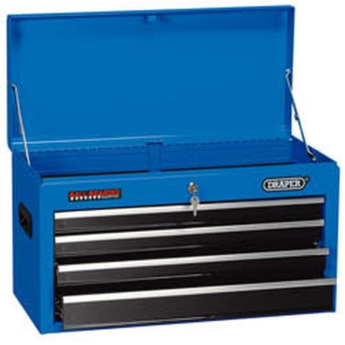 Draper Draper Tool Chest, 4 Drawer, 26", Blue Dr-14589