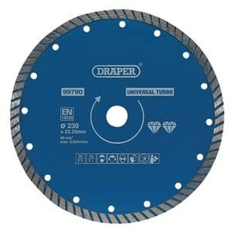 Draper Draper Turbo Diamond Blade, 230Mm Dr-99790