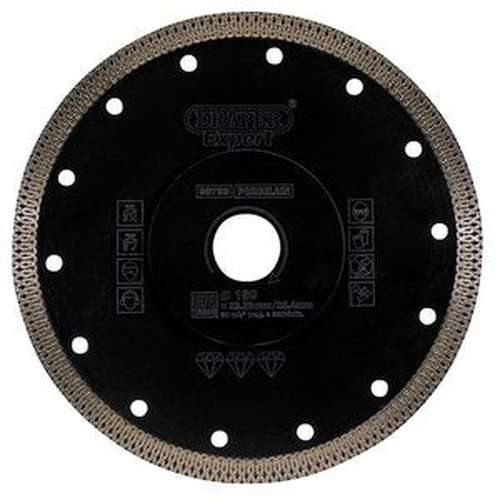 Draper Draper Turbo-X Porcelain Diamond Blade, 180Mm Dr-99793