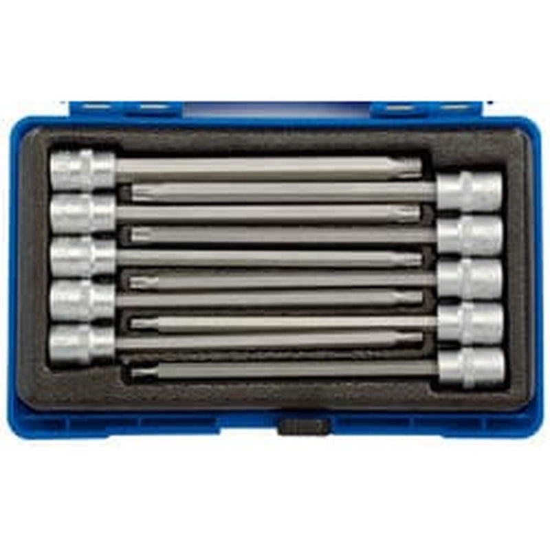 Draper Draper Tx-Star Long Socket Bit Set, 3/8" Sq. Dr., 150Mm (10 Piece) Dr-16311