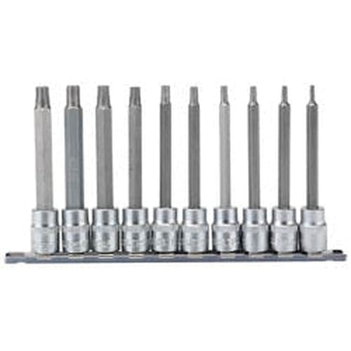 Draper Draper Tx-Star Plus Socket Bit Set, 3/8" Sq. Dr., 100Mm (10 Piece) Dr-16340