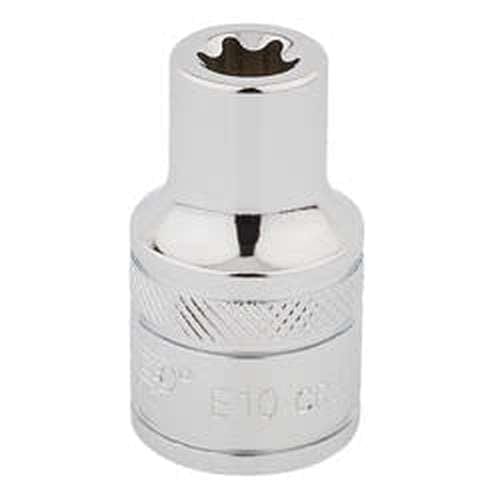 Draper Draper Tx-Star Socket, 1/2" Sq. Dr., E10 Dr-34270