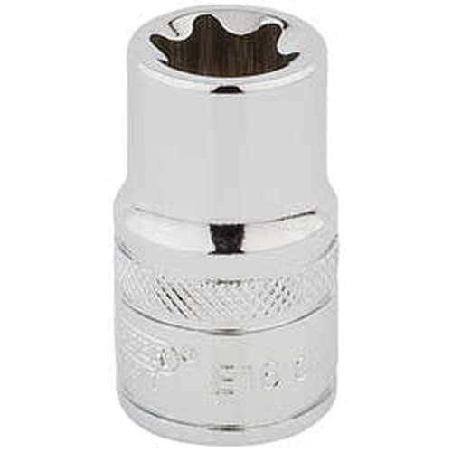 Draper Draper Tx-Star Socket, 1/2" Sq. Dr., E16 Dr-34327