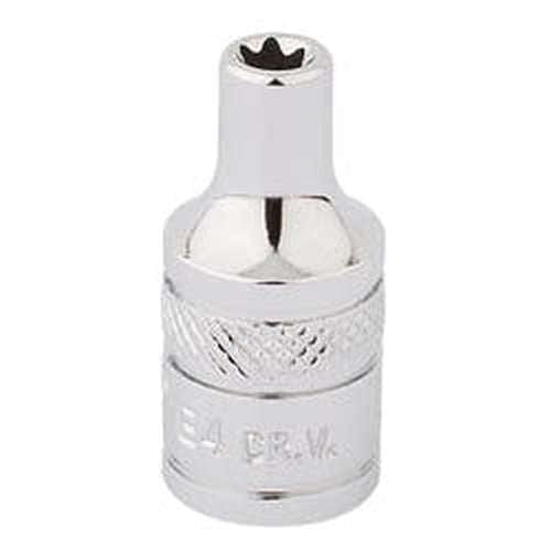 Draper Draper Tx-Star Socket, 1/4" Sq. Dr., E4 Dr-34039