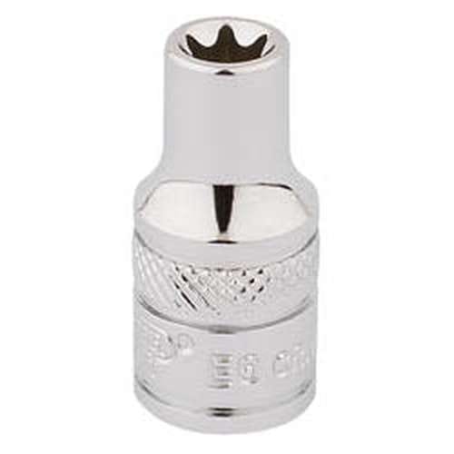 Draper Draper Tx-Star Socket, 1/4" Sq. Dr., E6 Dr-34066