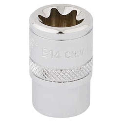 Draper Draper Tx-Star Socket, 3/8" Sq. Dr., E14 Dr-34195