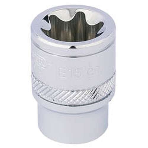 Draper Draper Tx-Star Socket, 3/8" Sq. Dr., E16 Dr-34204