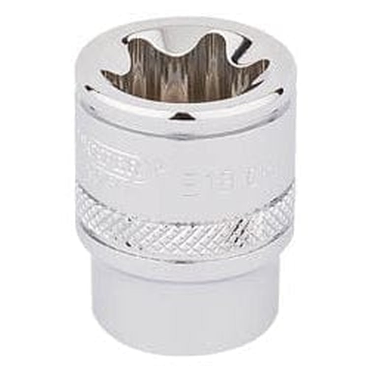 Draper Draper Tx-Star Socket, 3/8" Sq. Dr., E18 Dr-34207