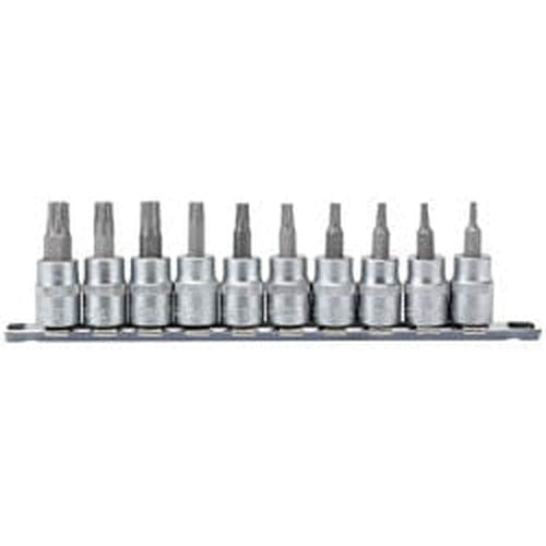 Draper Draper Tx-Star Socket Bit Set, 3/8" Sq. Dr., 48Mm (10 Piece) Dr-16309