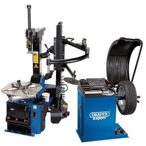 Draper Draper Tyre Changer With Assist Arm And Wheel Balancer Kit Dr-02152