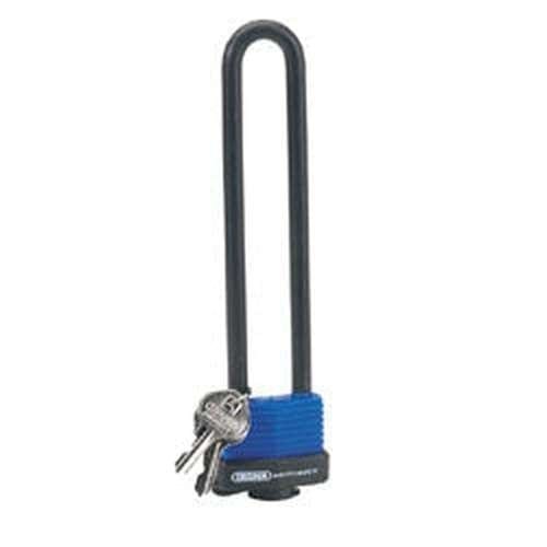 Draper Draper U Bar Extra Long Shackle Lock With 2 Keys Dr-62952