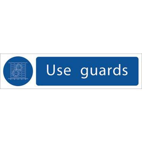 Draper Draper Use Guards' Mandatory Sign Dr-73102