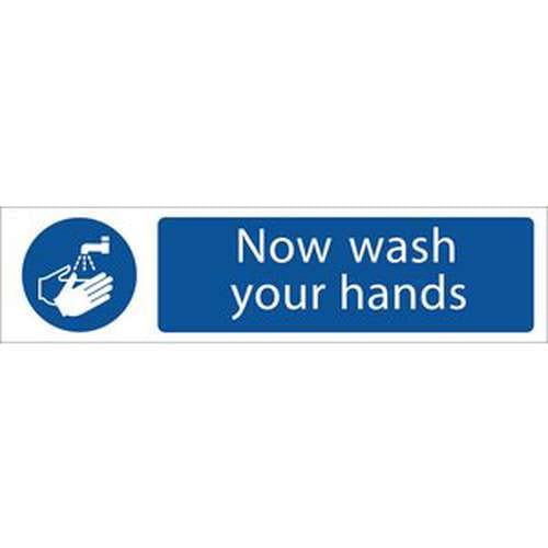 Draper Draper Wash Your Hands' Mandatory Sign Dr-73157